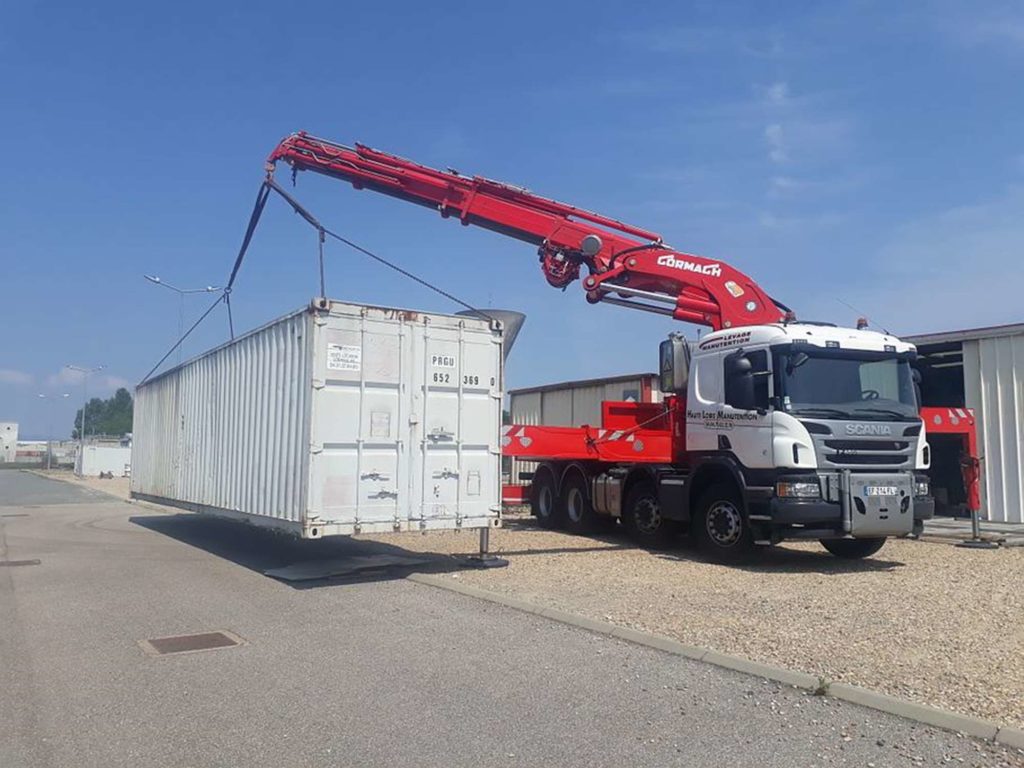 Levage container Haute-Loire